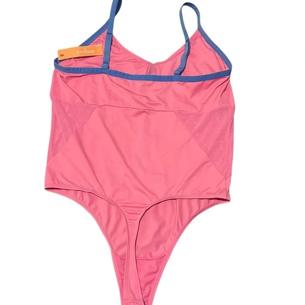 Colsie Pink & Blue Bodysuit – Size M  New with tags!